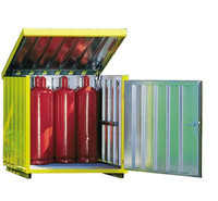 Gasflaschendepots und -boxen